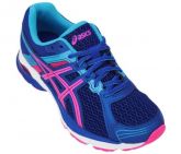 Tênis Asics Gel Nagoya Azul e Rosa