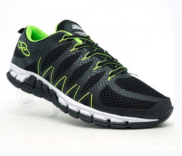 Tênis Olympikus Style Preto e Verde Limão