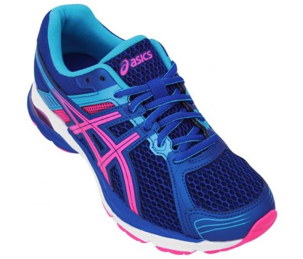 Tênis Asics Gel Nagoya Azul e Rosa