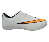 Chuteira Futsal Nike Mercurial Victory 5 Branca e Laranja